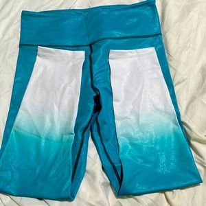 Zyia Jade Ombré Light and Tight 7/8 Leggings Sz 12